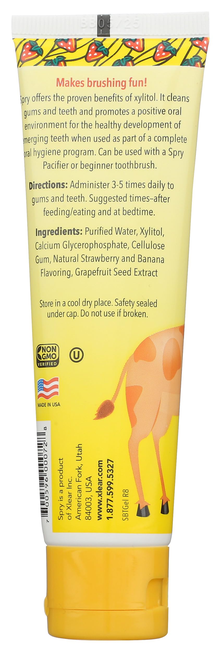 AiB SL ジェリー ジェリー状保湿クリーム　30g 2箱 Amazon.com : Spry Natural Xylitol Toothpaste for Baby, Toddler and